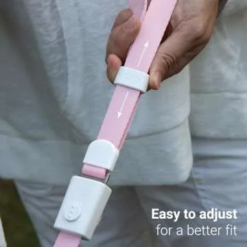 SVD.PET 4-in-1 Hands Free Dog Leash, Versatile Crossbody Dog Waist Leash with Easy Release Buckle, Adjustable Waist Fit for Walking, Jogging and Running Your Pet (Pink)