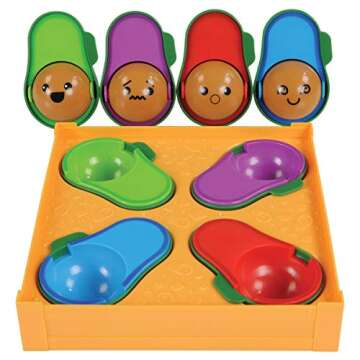 Learning Resources Learn-A-Lot Avocados - 9 Pieces, Ages 18+ months Toddler Social Emotional Learning Toys, Develops Fine Motor Skills, Toddler Learning Toys