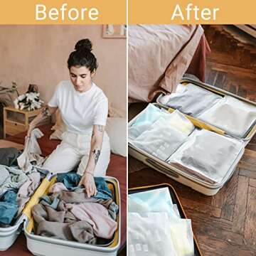 Svaldo Clothes Packaging Bags for Shipping, 100 Count 10x13 inch Frosted Zipper Plastic Bags for Clo...