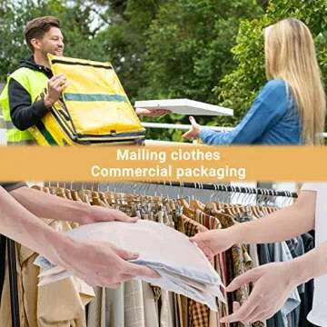 Svaldo Frosted Zipper Bags for Shipping and Storage