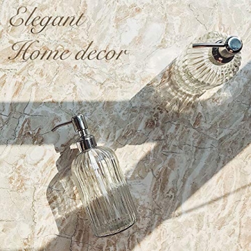 Elegant JASAI Glass Soap Dispenser for Every Space