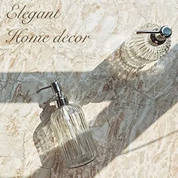 Elegant JASAI Glass Soap Dispenser for Every Space