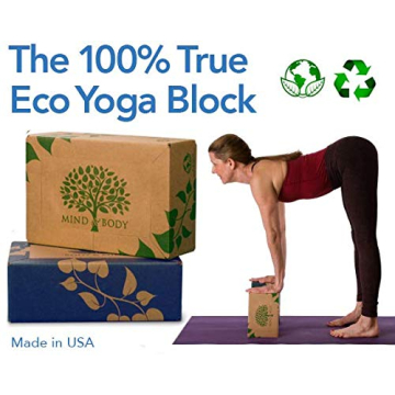 Eco Yoga Block Made from Recycled Cardboard for All Levels