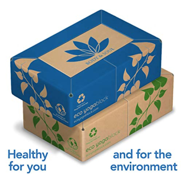 Eco Yoga Block Made from Recycled Cardboard for All Levels
