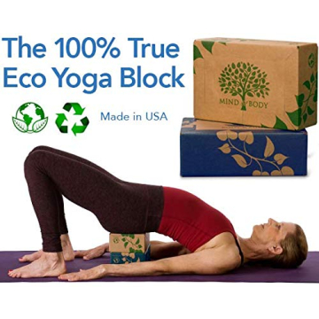 Eco Yoga Block Made from Recycled Cardboard for All Levels