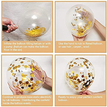 Black Gold Balloons Garland Kit for All Occasions