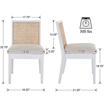 Stylish VESCASA Dining Chairs with Easy Assembly for Comfort