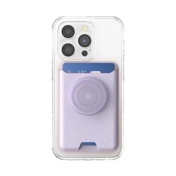 PopSockets Softgoods Phone Wallet Lavender - MagSafe Ready