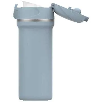 OasisMade GoodBrew - Insulated Coffee and Tea Press | Travel French Press Coffee Maker | No spilling and no liquid migration in the ground chamber | Perfect for Commuting, Camping or Traveling (15oz)