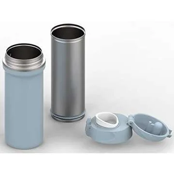 OasisMade GoodBrew - Insulated Coffee and Tea Press | Travel French Press Coffee Maker | No spilling and no liquid migration in the ground chamber | Perfect for Commuting, Camping or Traveling (15oz)