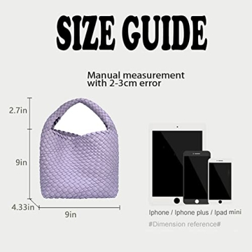 Woven Vegan Leather Handbag Women Stylish Sustainable