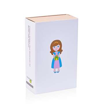 Children's Premium Stainless Steel Dinnerware Set | 1 Bowl with Handles, 1 Cup with Handle & 1 Divid...