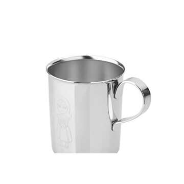 Children's Premium Stainless Steel Dinnerware Set | 1 Bowl with Handles, 1 Cup with Handle & 1 Divided Plate | Cute Little Princess Design | Perfect for Babies, Toddlers & Kids | by Kiddobloom