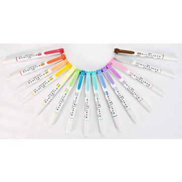 Zebra Pen Mildliner Double Ended Highlighter Set 15 Pack