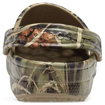 Crocs Unisex-Adult Classic Realtree Clog, Khaki, 13 Women/11 Men