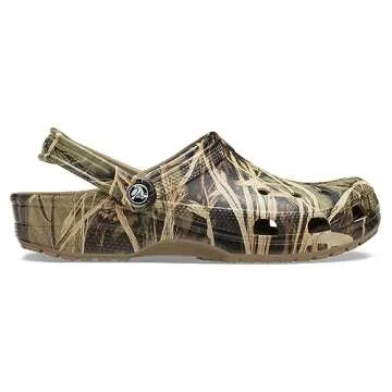 Crocs Unisex-Adult Classic Realtree Clog, Khaki, 13 Women/11 Men