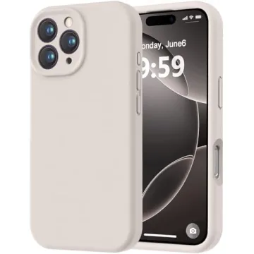 LOVE 3000 Designed for iPhone 16 Pro Case, Premium Silicone with [Soft Anti-Scratch Microfiber Linin...