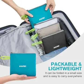 G4Free 24L Lightweight Packable Hiking Backpack Small Sport Travel Daypack Water Resistant for Women Men（Peacock Blue）