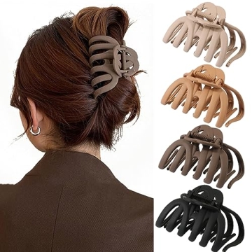 Seneeel Octopus Claw Clips for Thick Hair Strong Grip