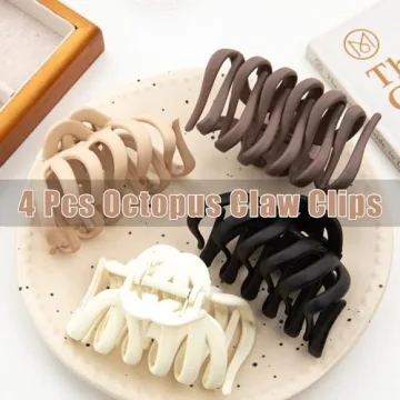Seneeel Octopus Claw Clips for Thick Hair Strong Grip
