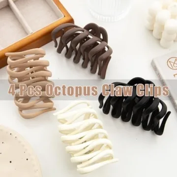 Seneeel Octopus Claw Clips for Thick Hair Strong Grip