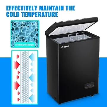 DEMULLER 3.5 CU.FT Chest Freezer with Baskets