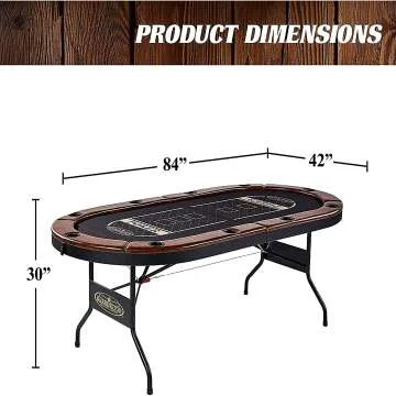 Barrington Billiards Poker Table - Stylish & Durable