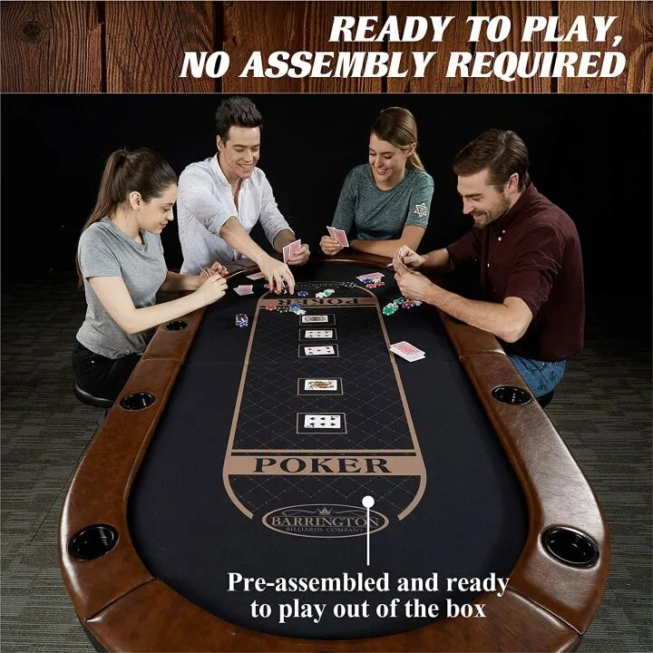 Barrington Billiards Poker Table - Stylish & Durable
