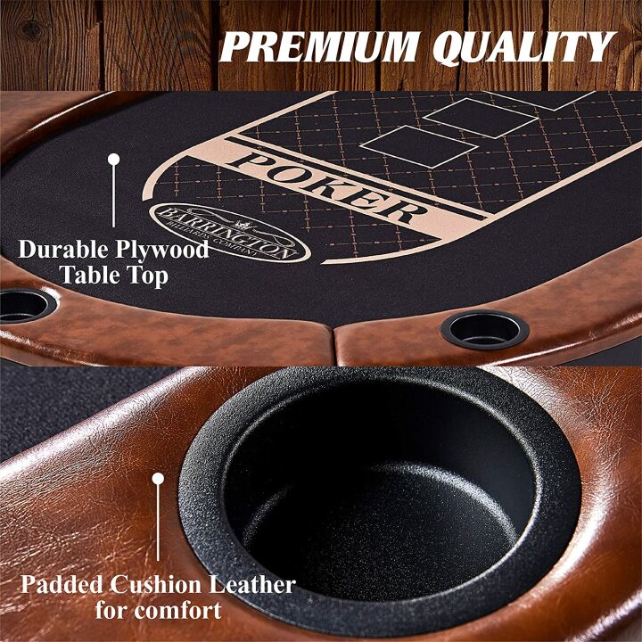 Barrington Billiards Poker Table - Stylish & Durable