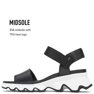 Sorel Women's Kinetic Sandals - Black - Size 8