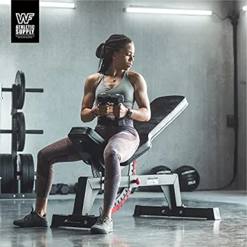 WF Athletic Supply Black Neoprene Dumbbells for Home Workouts