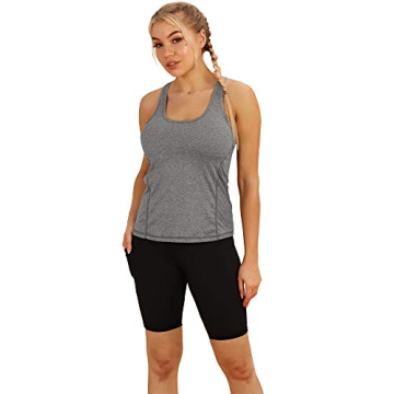 icyZone Racerback Tank Tops for Women - Stylish Workout Wear