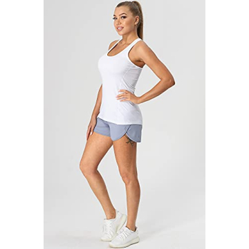 icyZone Racerback Tank Tops for Women - Stylish Workout Wear
