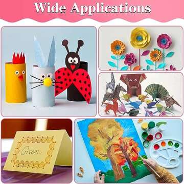 Colored Cardstock 20 Sheets, 20 Assorted Colors A4 Size Cardstock Paper 8.5" x 11, 200GSM 75 lb Cardstock Colored Paper for Card Making, Craft, Scrapbooking, Party Decors, Kids School Supplies