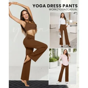 G4Free High Waisted Yoga Pants for Women - XS