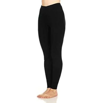 100% Merino Wool Women's Midweight Base Layer Bottoms - Thermal Underwear - No Itch Renewable Fabric