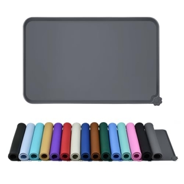 Reopet Waterproof Pet Feeding Mat - Non-Slip with High Edges for Mess-Free Meals