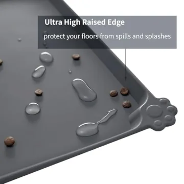 Reopet Waterproof Pet Feeding Mat for Clean Meals