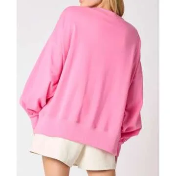 ROAONOCOMO Valentine's Day Sequin Sweatshirt for Women