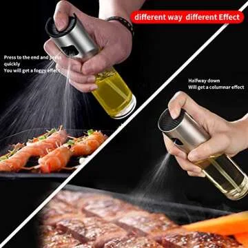 PUZMUG Olive Oil Sprayer, 2 Pack 100mlOil Spray for Cooking, Spray Bottle Olive Oil Sprayer Mister for Cooking, BBQ, Salad, Baking, Roasting, Grilling