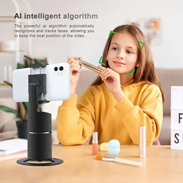 Auto Face Tracking Tripod for Effortless Streaming