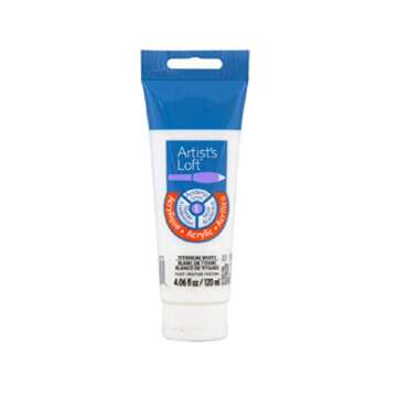 Artist's Loft Premium Acrylic Paint 4 oz - Titanium White for Perfect Colors