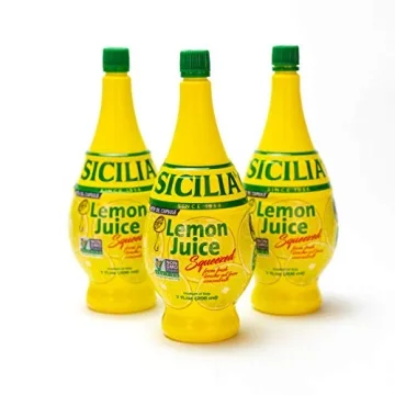 Sicilia Fresh Lemon Juice - 7 Ounce, 3 Pack - Authentic Italian Flavor