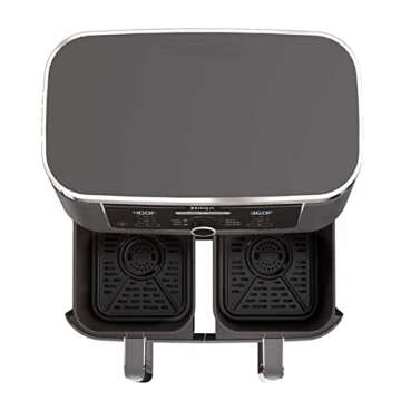 Ninja Foodi 6in1 10qt. XL 2Basket Air Fryer with DualZone Technology. AD350CO. Basket Air Fryer with 2 Independent Frying Baskets, Match Cook & Smart Finish to Roast, Broil, Dehydrate & More for