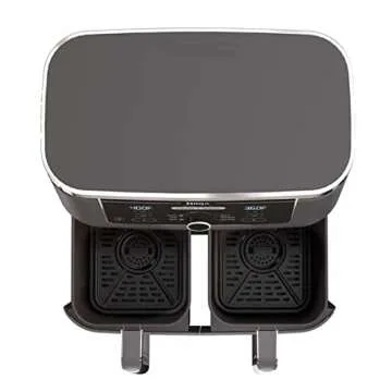 Ninja Foodi 6in1 10qt. XL 2Basket Air Fryer with DualZone Technology. AD350CO. Basket Air Fryer with 2 Independent Frying Baskets, Match Cook & Smart Finish to Roast, Broil, Dehydrate & More for