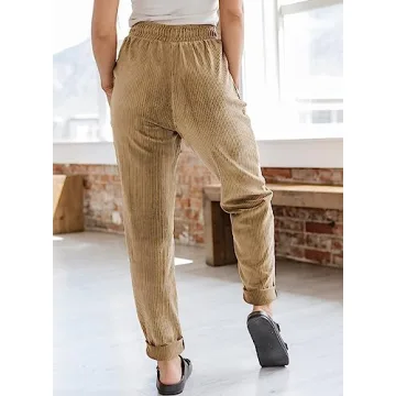 Stylish EVALESS Women’s Corduroy Pants for Every Occasion