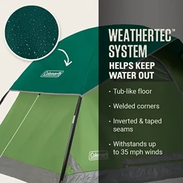 Coleman Sundome Camping Tent for 2 - Weather-Resistant