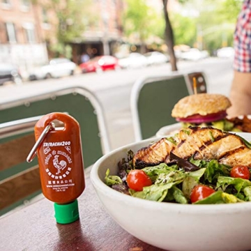 Sriracha Hot Sauce Keychain 1.7oz for On-the-Go Flavor