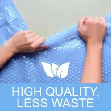 Large roll of 175 Feet of Recycled Small Plus Bubble wrap for packing, moving and shipping for your ...