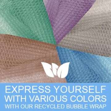 Large roll of 175 Feet of Recycled Small Plus Bubble wrap for packing, moving and shipping for your business essentials. Eco friendly and made from 90% post-consumer materials by American Bubble Boy